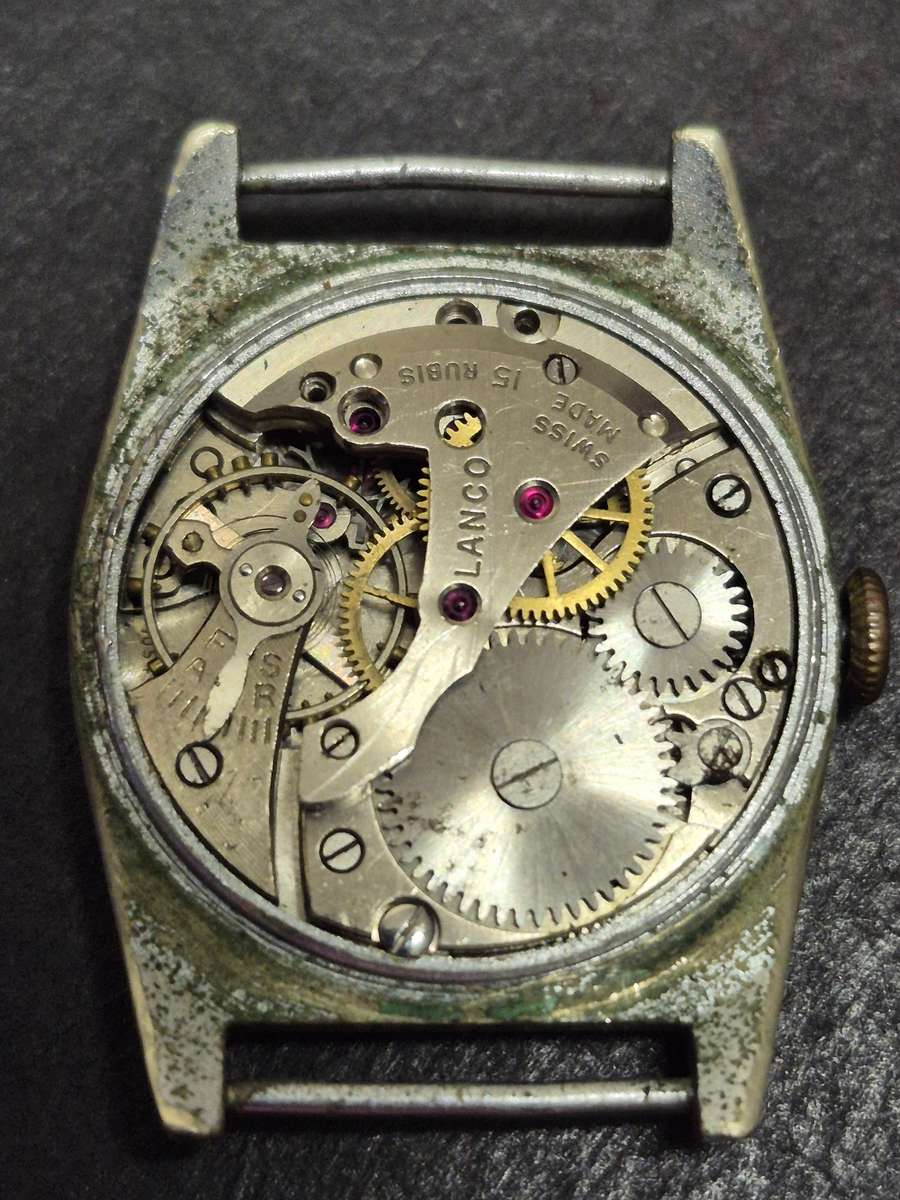 Vintage Lanco 17 Jewels Ladies Wrist Watch (not working)