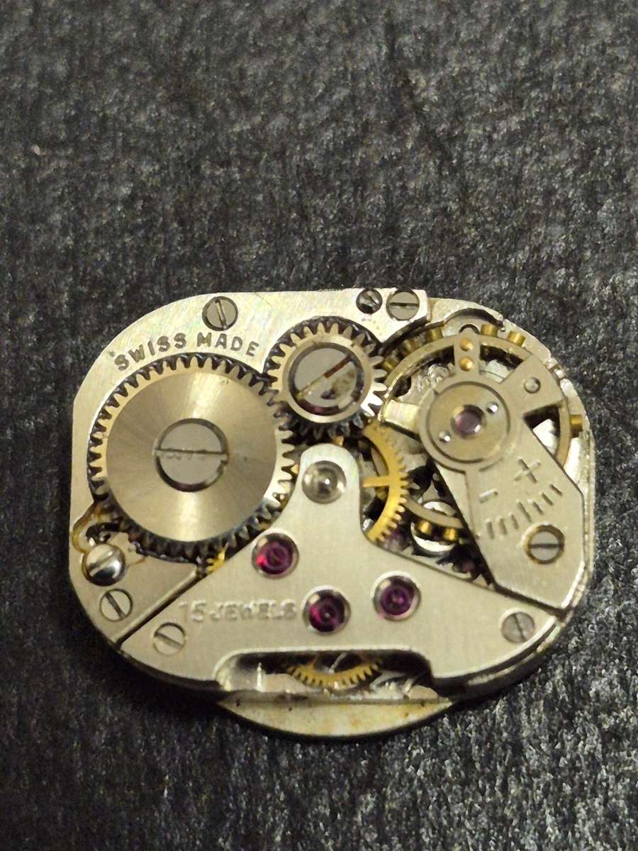 Rolled Gold 15 Jewels Nurse's Fob Watch missing Winder (20 Microns) not working