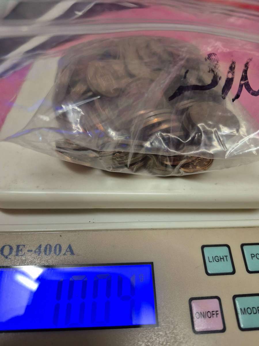 Mixed Lot of UK One Pennies and Twopence Coins 1kg