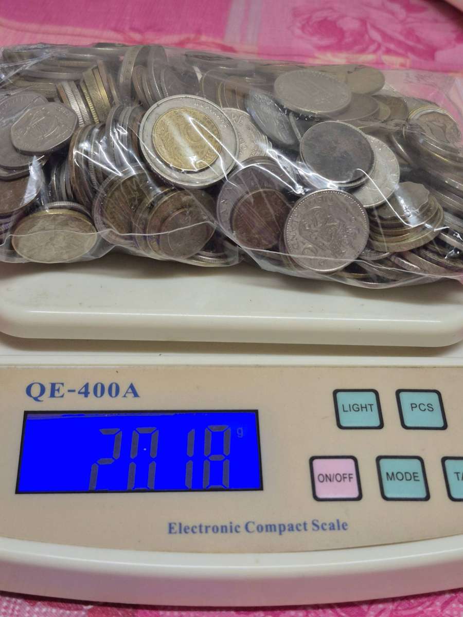 Mixed Lot of World Coins 2kg