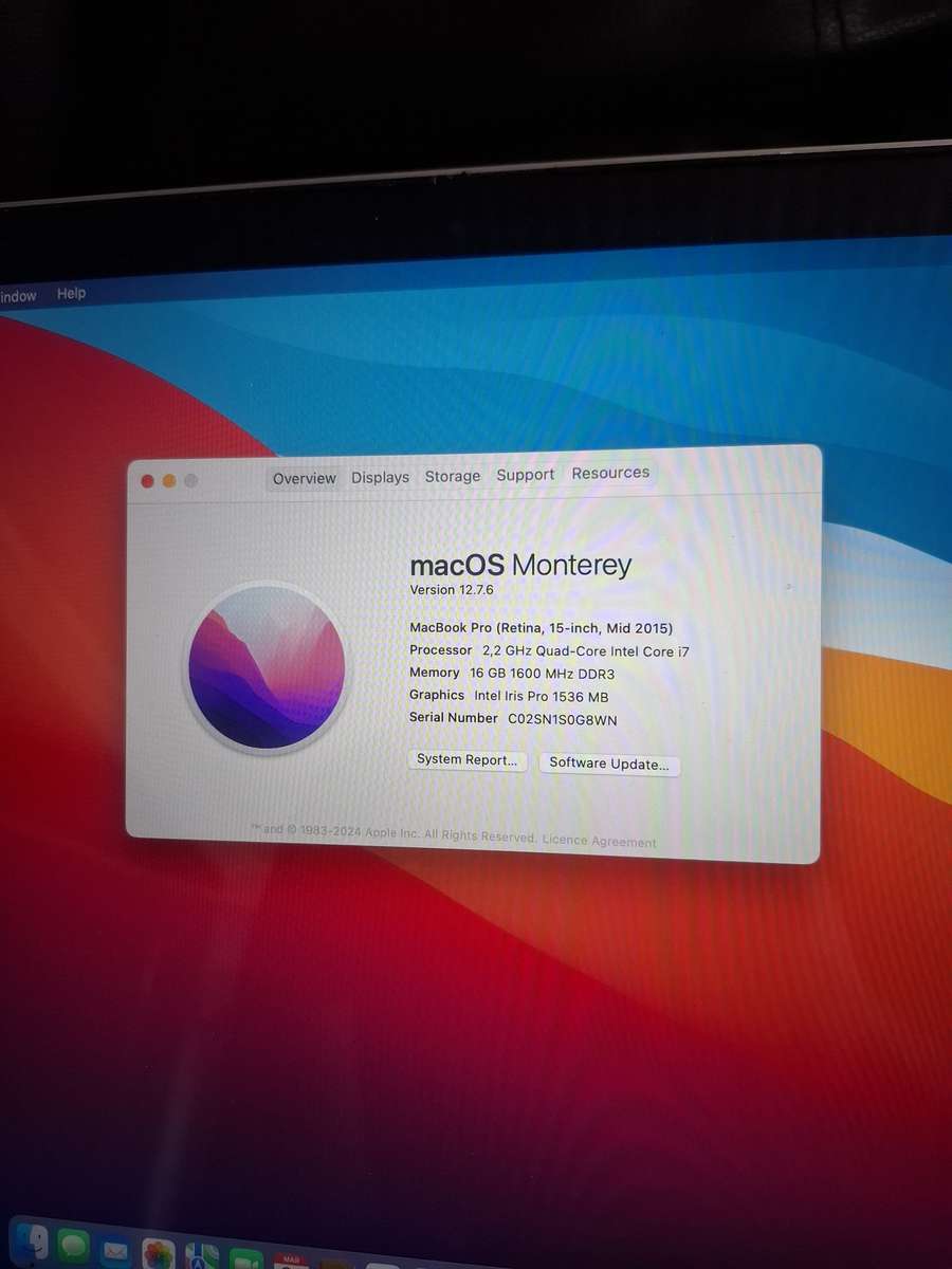 MacBook Pro (Retina, 15-inch, Mid 2015)