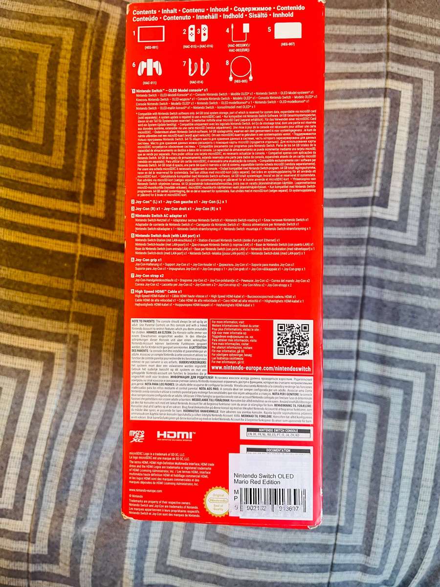 Nintendo switch OLED model