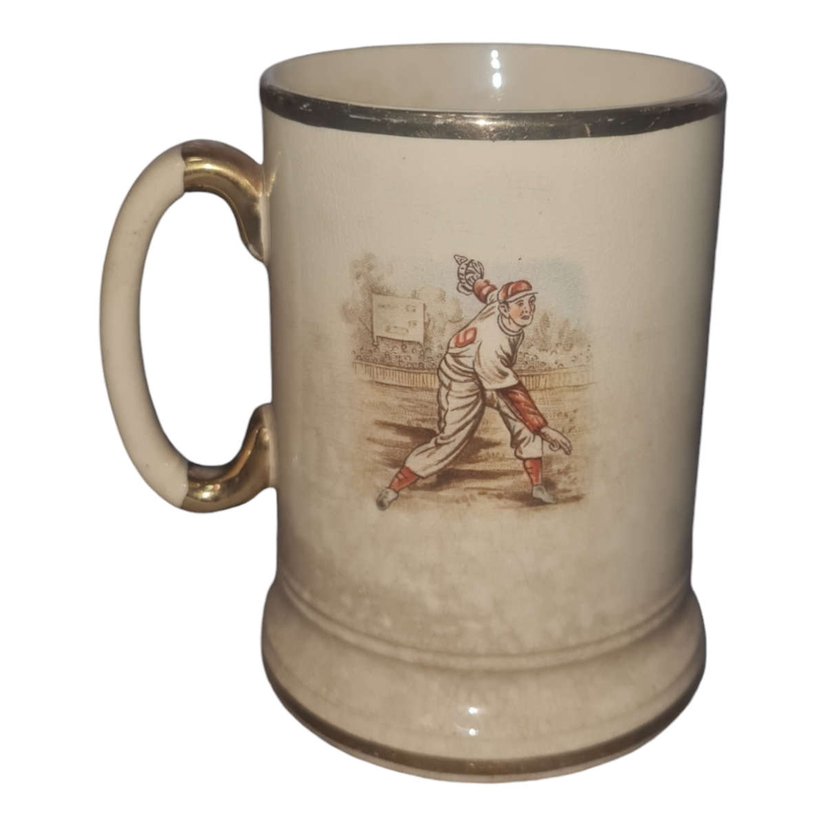 VINTAGE ARTHUR WOOD BASEBALL SPORTING SERIES BEER TANKARD MUG/STEIN