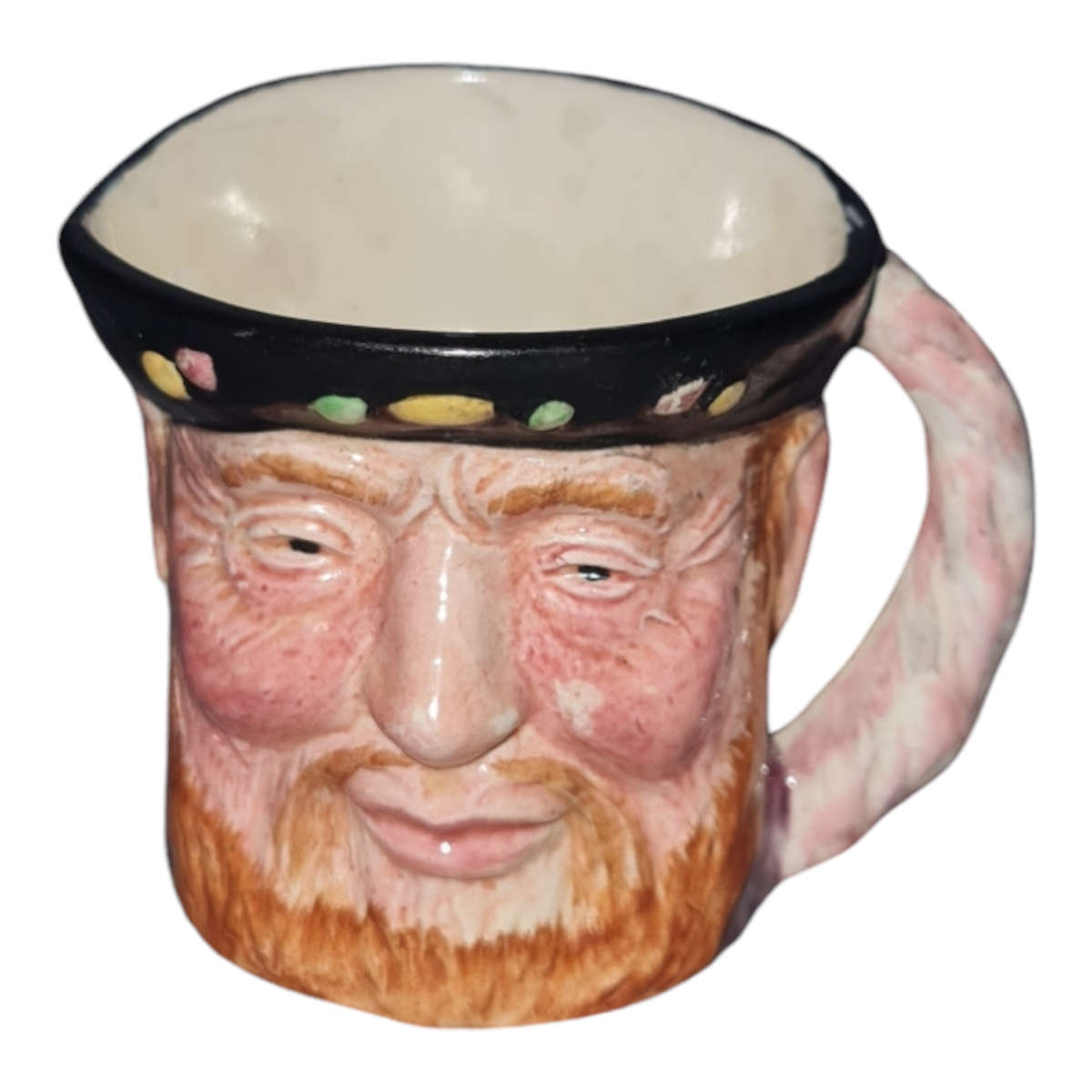 porcelain figurine collectible statue sculpture bust england uk King Hal english ware red beard crow