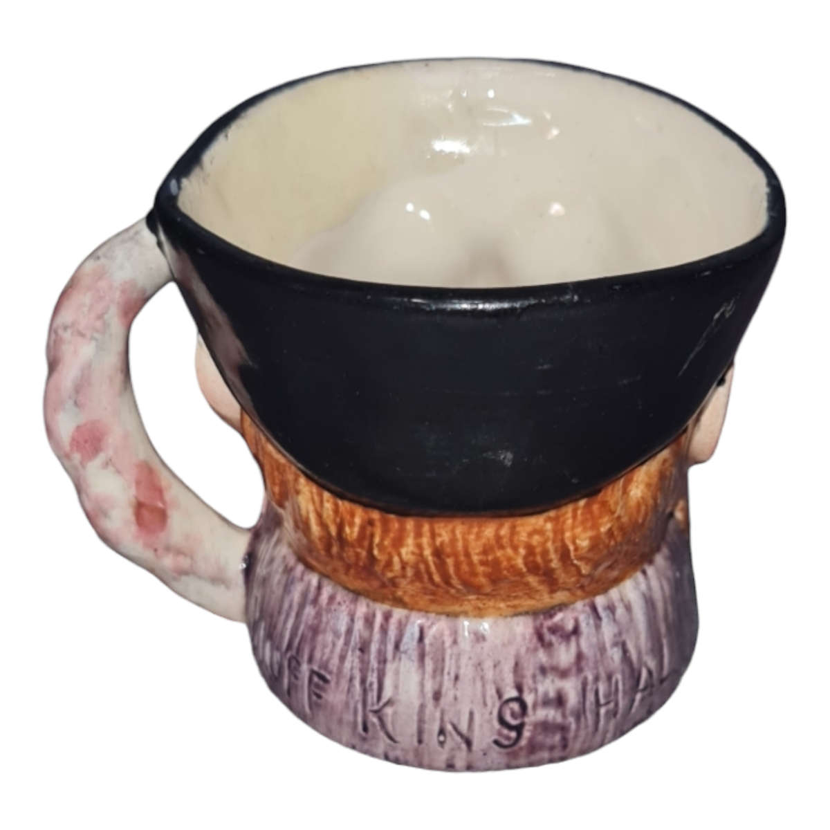 porcelain figurine collectible statue sculpture bust england uk King Hal english ware red beard crow