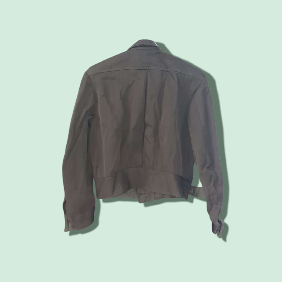 ORIGINAL MILITARY ISSUE BUNNY JACKET WITH MILITARY & PURE WOOL LABELS-SIZE MEDIUM