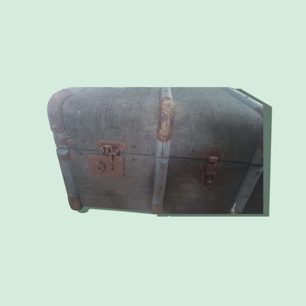 Large Trunk Travel Storage Suitcase