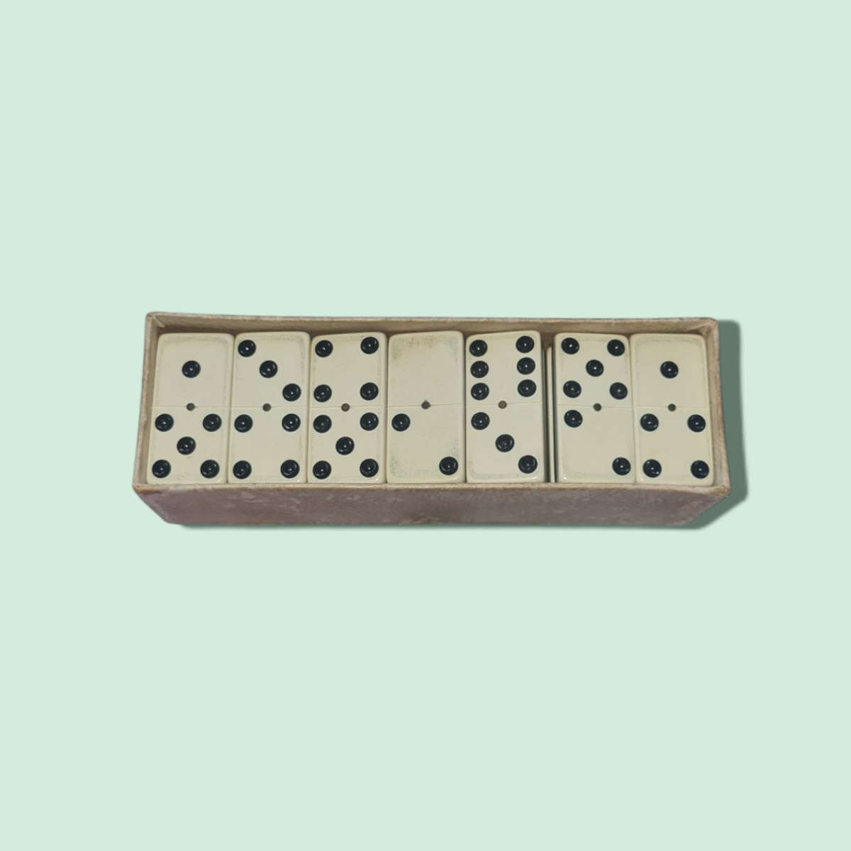 Set Of 28 Antique Dominos Game