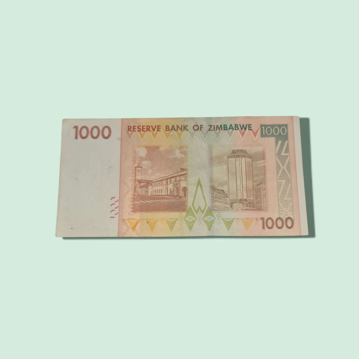 ZIMBABWE 1000 DOLLARS 2007