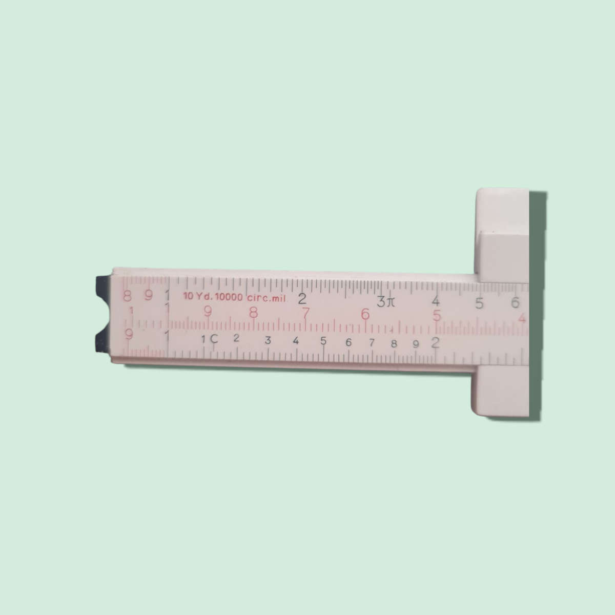 Vintage Faber Castell 67/98 b Elektro Logaritmic Line Calculate Slide Ruler RARE