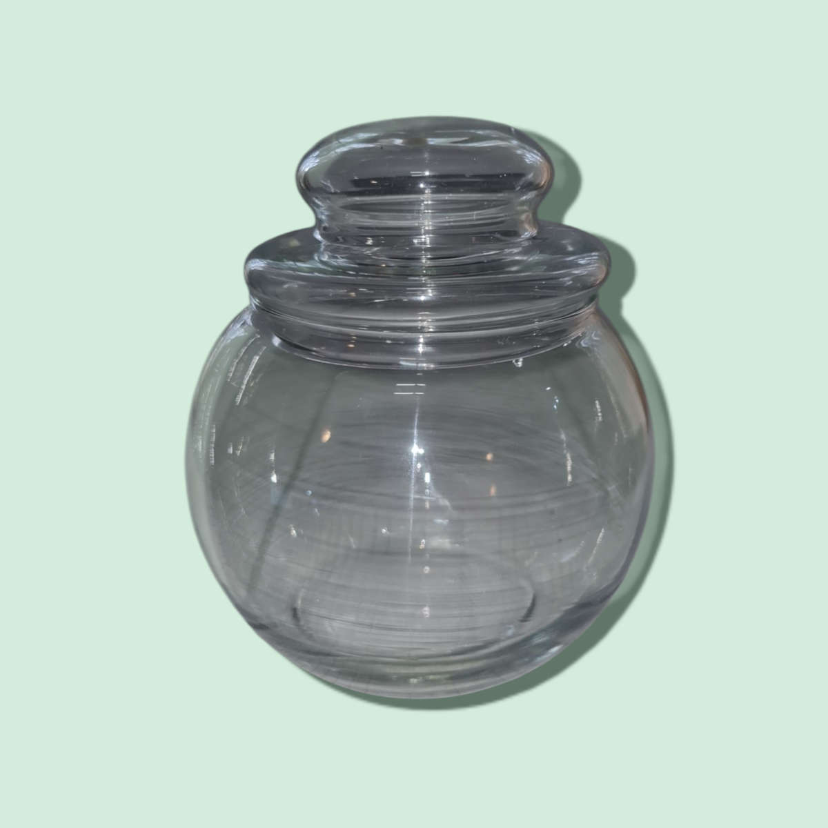 Glass Sugar Bowl