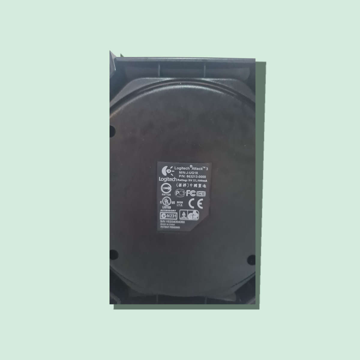 Logitech Attack 3 Joystick (PC)- USB