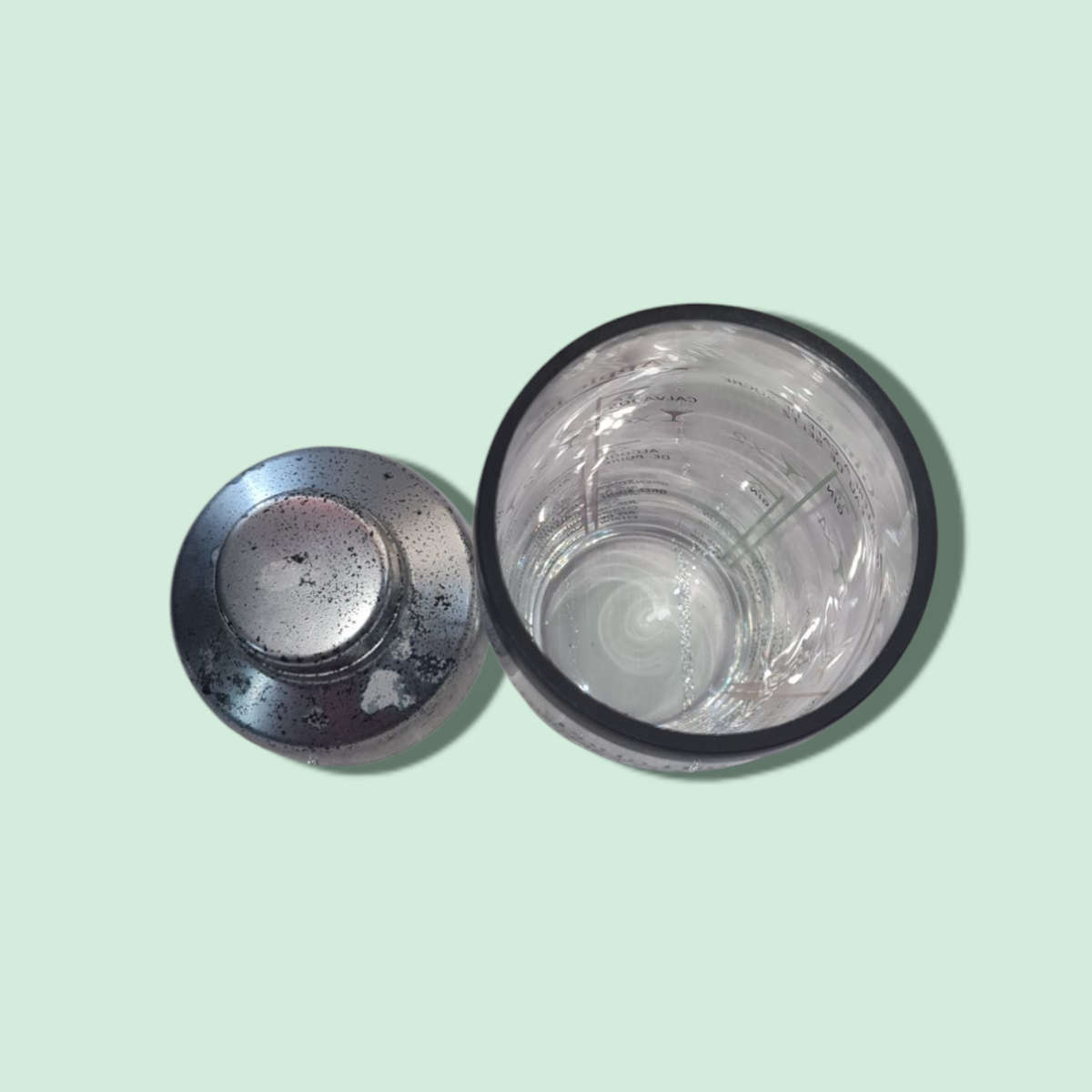 Vintage Arc France Glass Cocktail Shaker