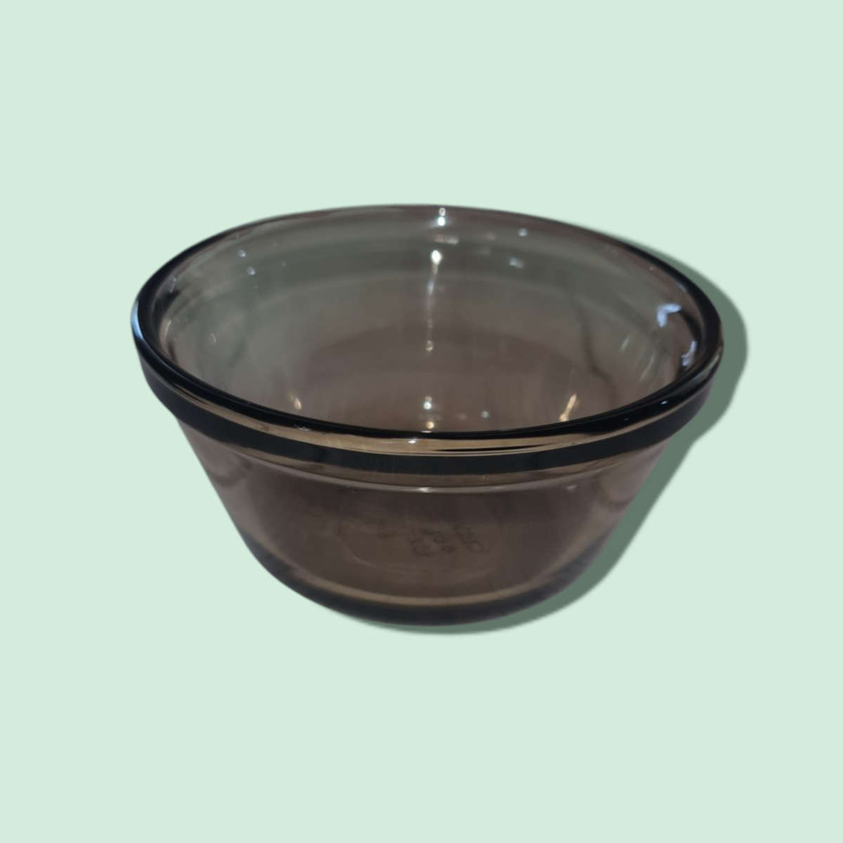 Set Of 8 Amber Brown Glass  Corning Ware Custard Cups Or Bowls Model 1034 6oz