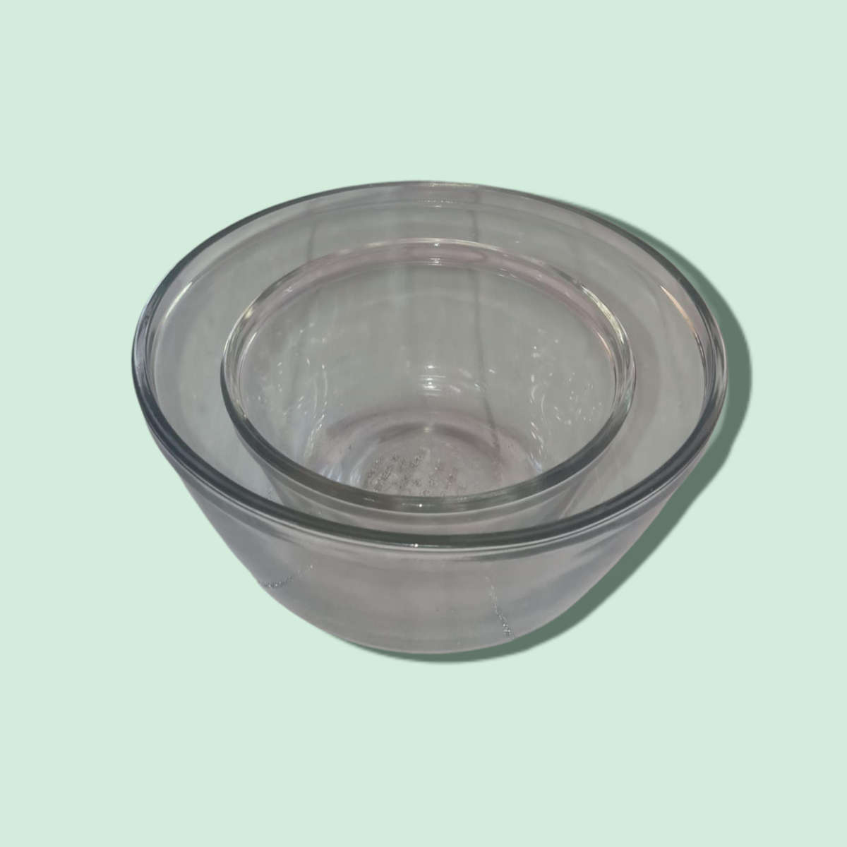 Anchor Ovenware Mixing Bowl x 2 - 1 Qt and 2.5 Qt