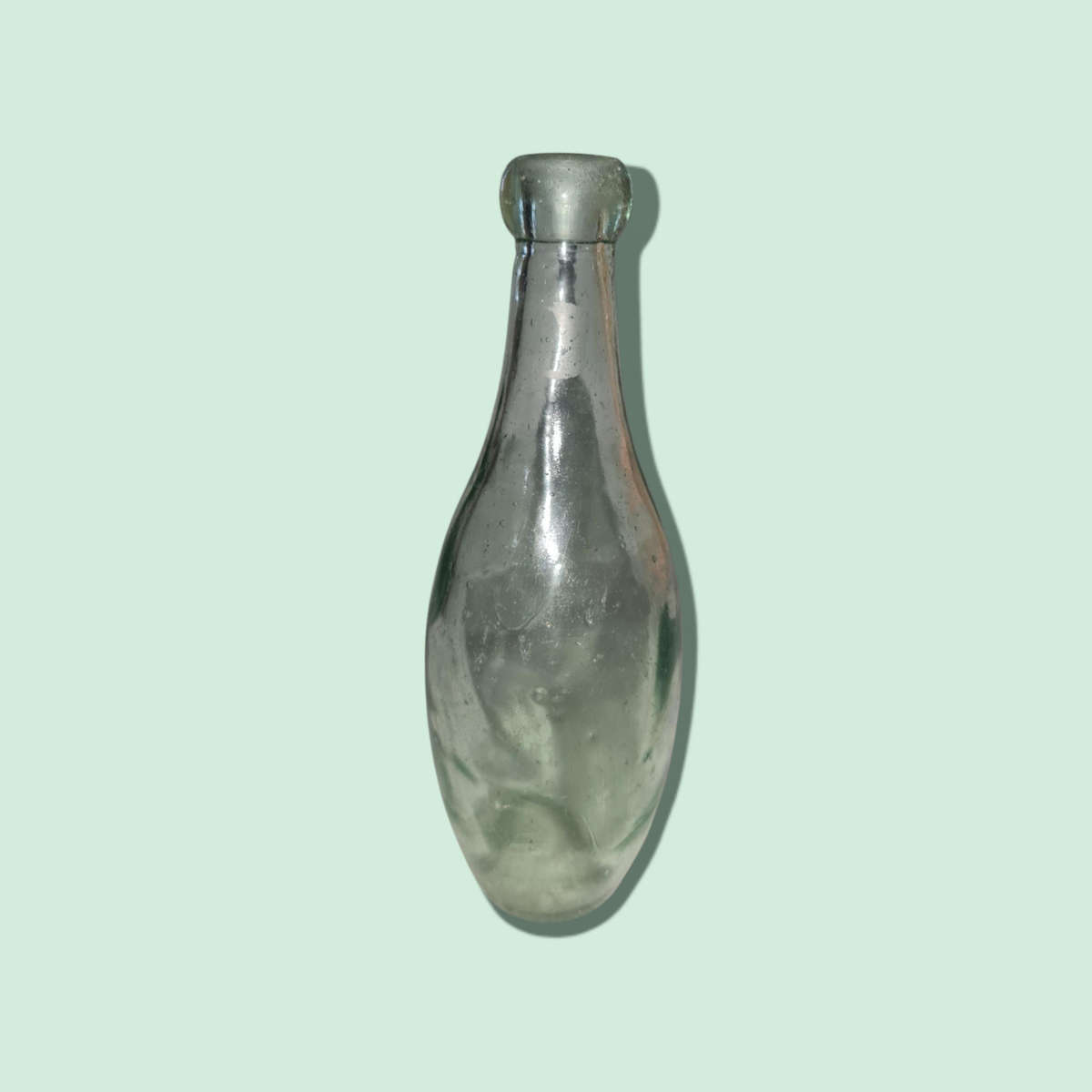 Antique Glass Mineral Water Bottle