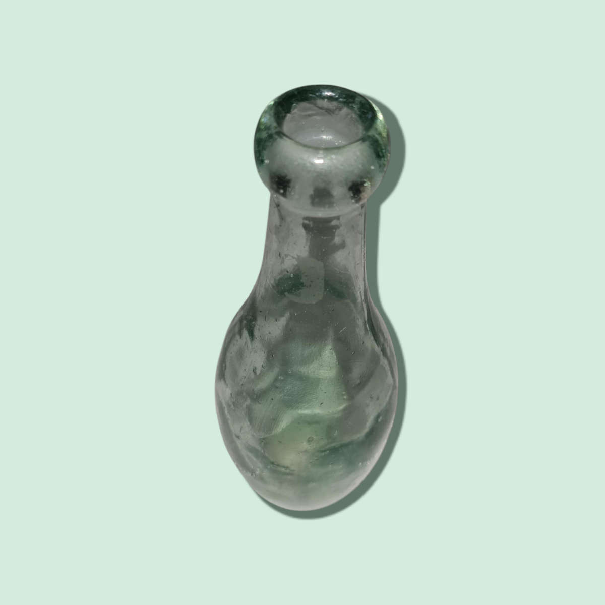 Antique Glass Mineral Water Bottle