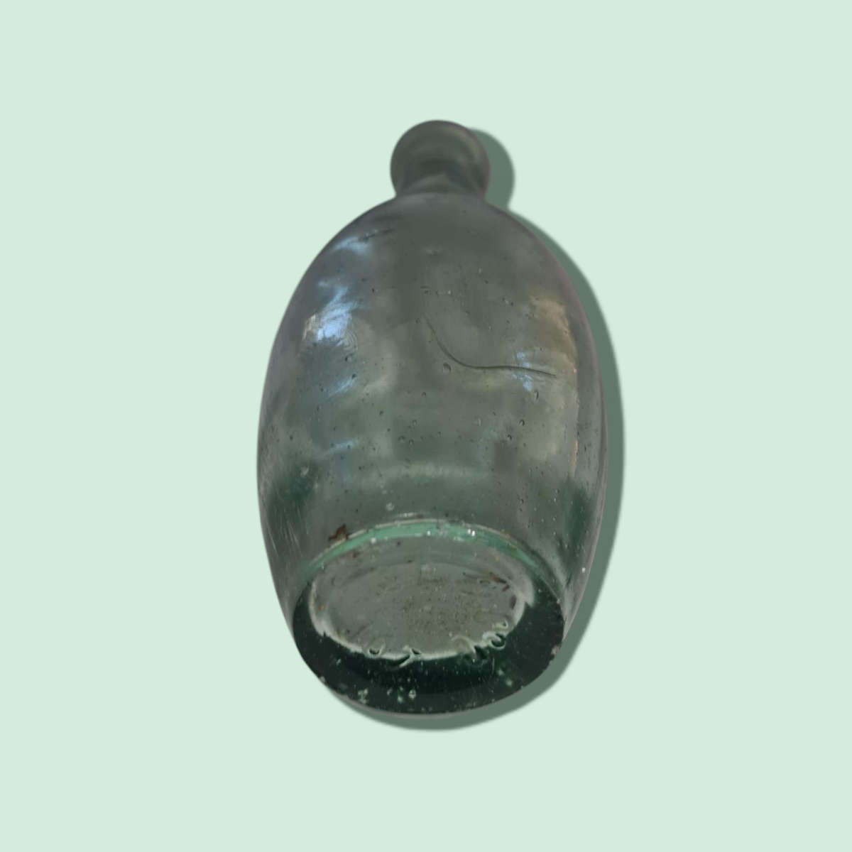 Antique Glass Mineral Water Bottle