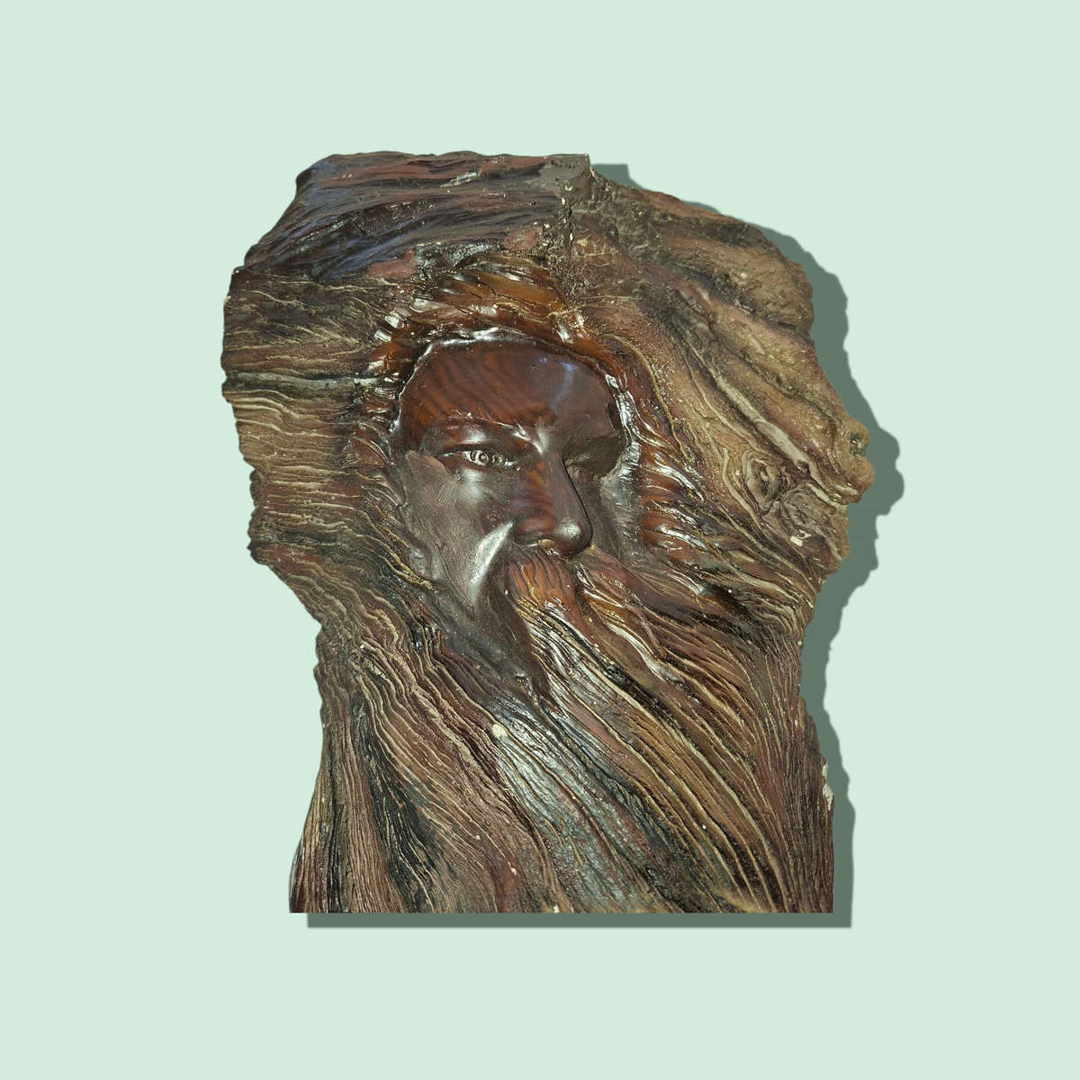 Wood Face Wall Art