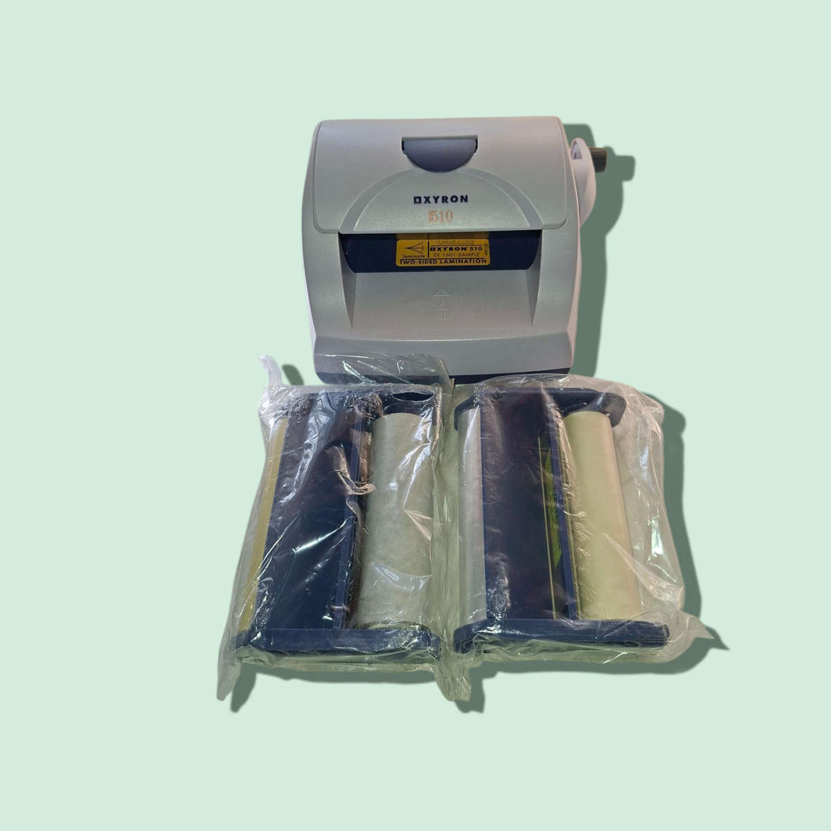Xyron 510 Sticker, Labels, Magnet Maker Laminating Machine + 2 Cartridges