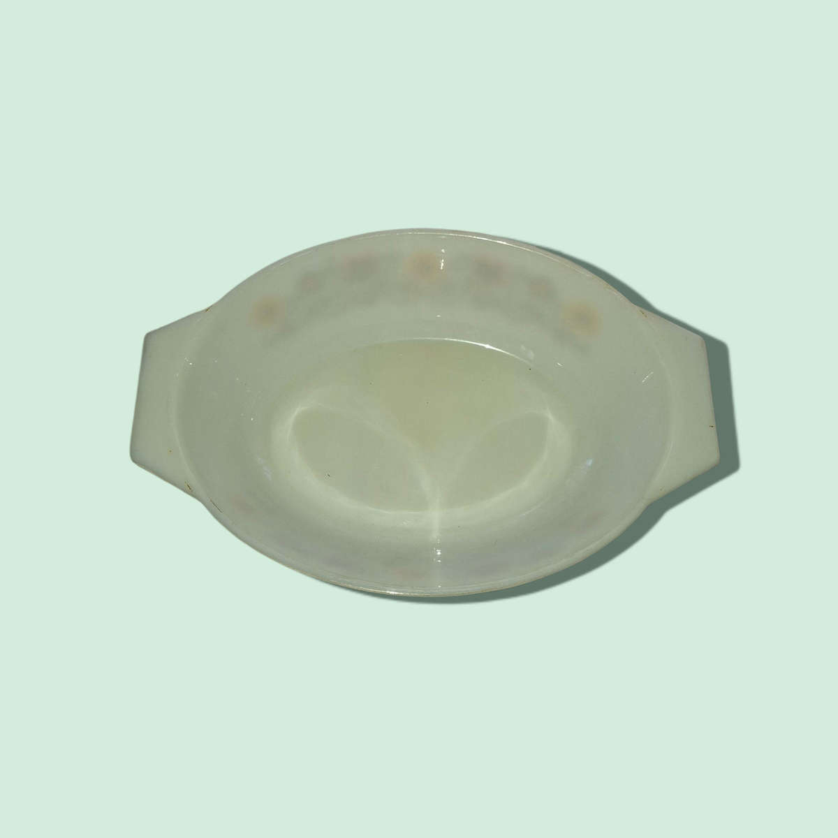 Retro JAJ Pyrex - Briarwood pattern 524 Oval Casserole