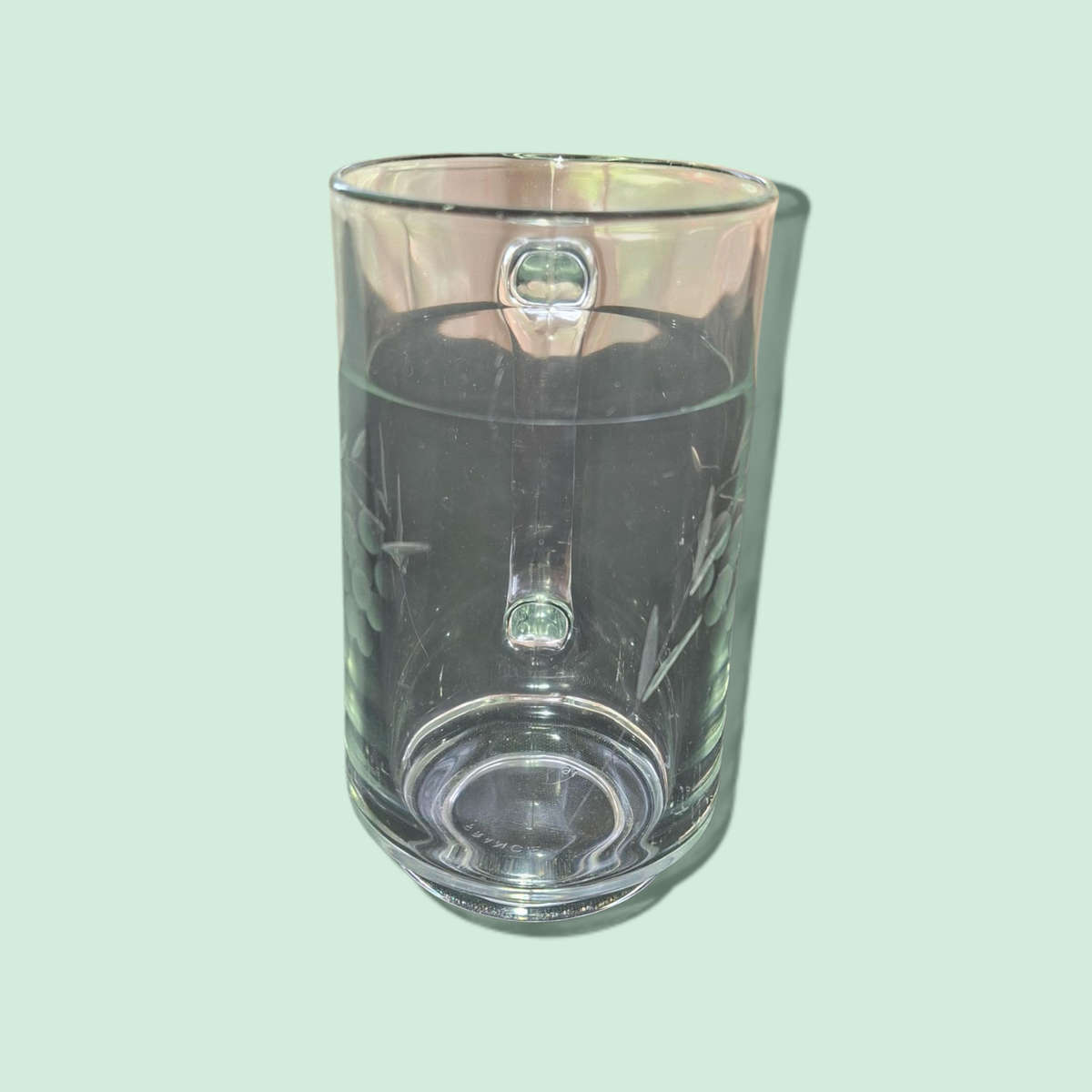 Beer glass made in France