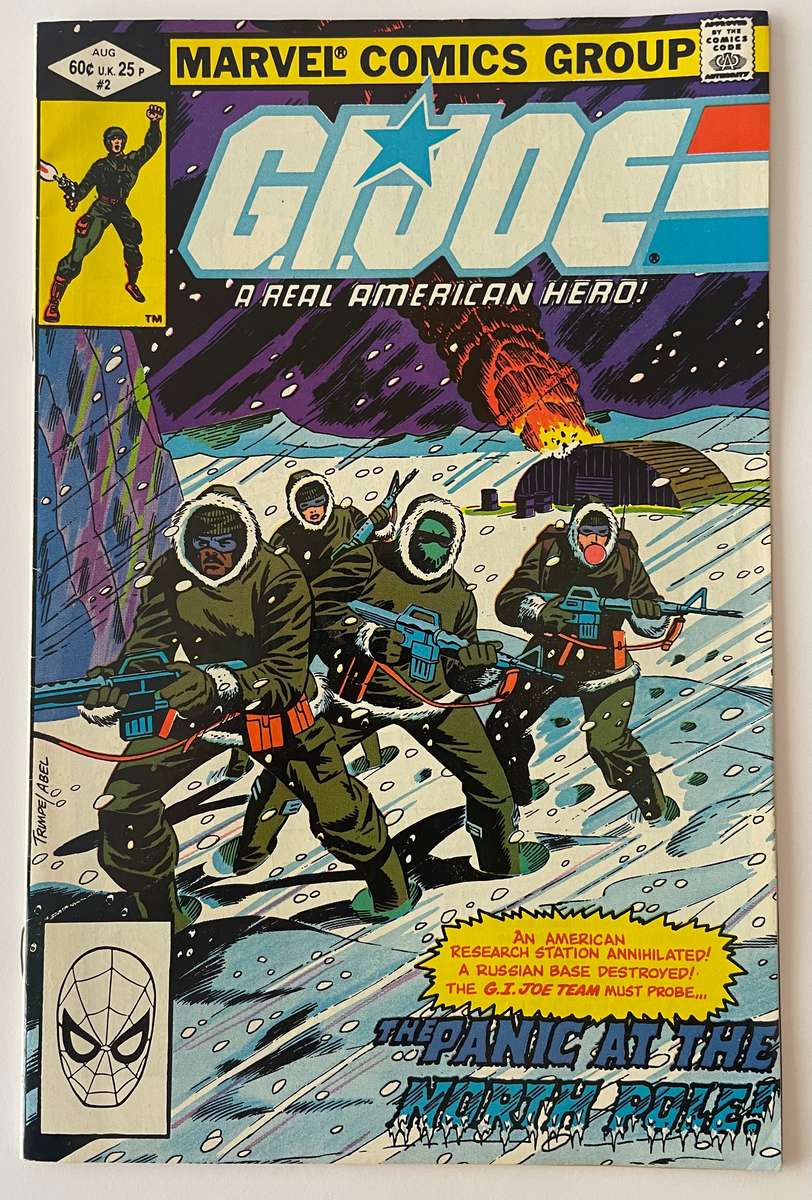 Marvel G.I.JOE book#2 August 1982 A real American hero