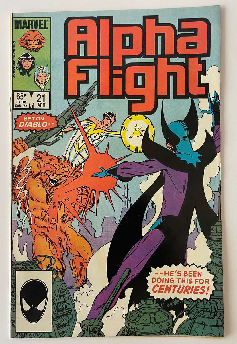 Marvel Alpha flight #21 April 1985