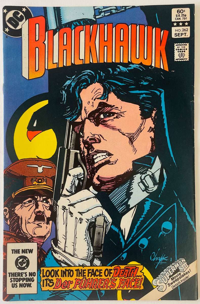 DC Comics Blackhawk issue 262 published September 1983
