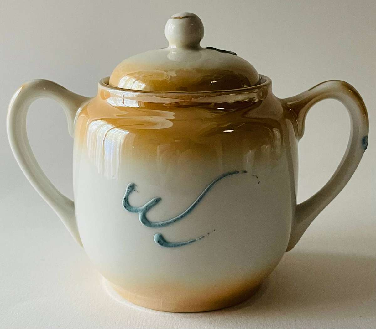 Absolutely stunning Japanese Moriage dragonware tea in a lusterware finish