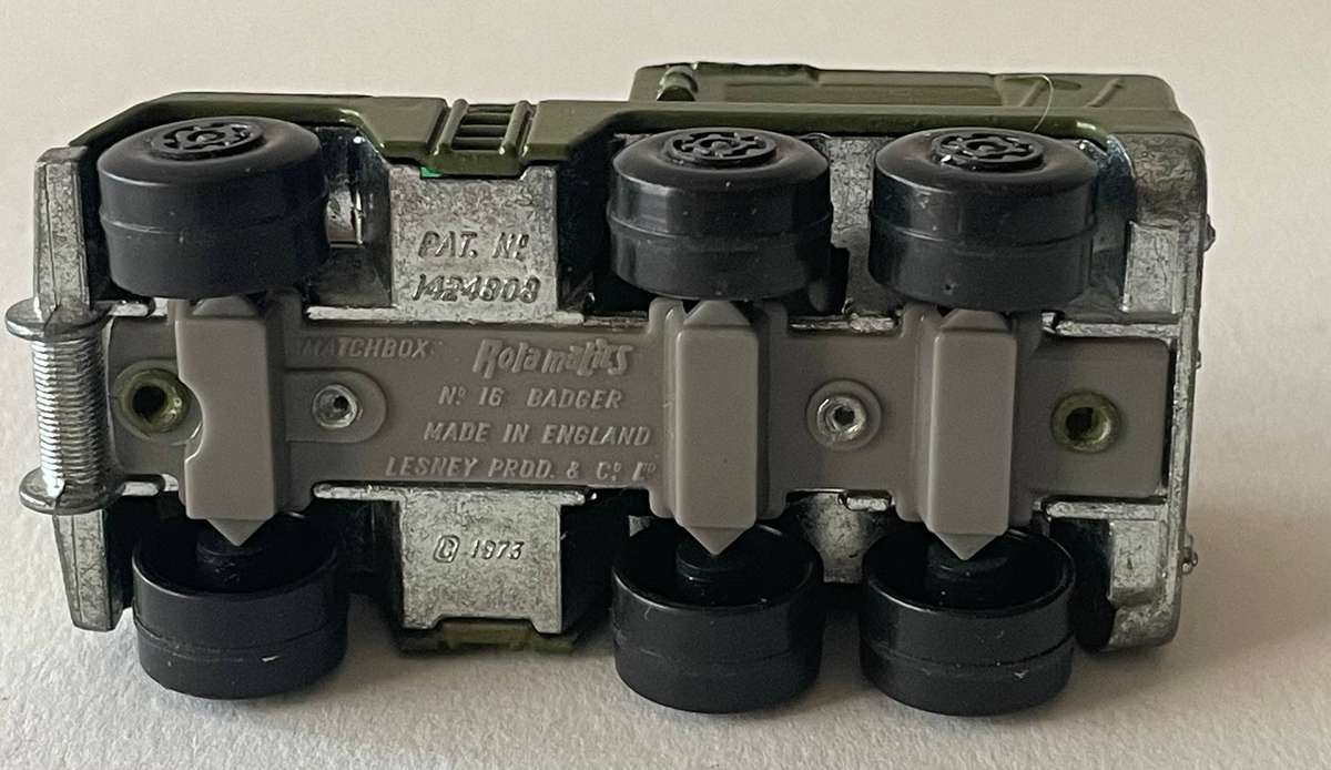 Matchbox Rolamatics # 16 Badger radar vehicle
