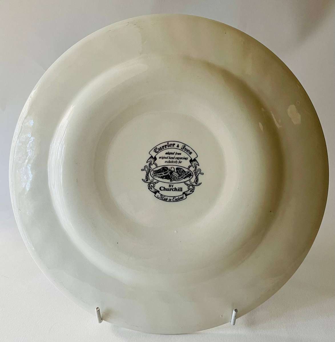 Currier and Ives Great Republic Plate by Churchill