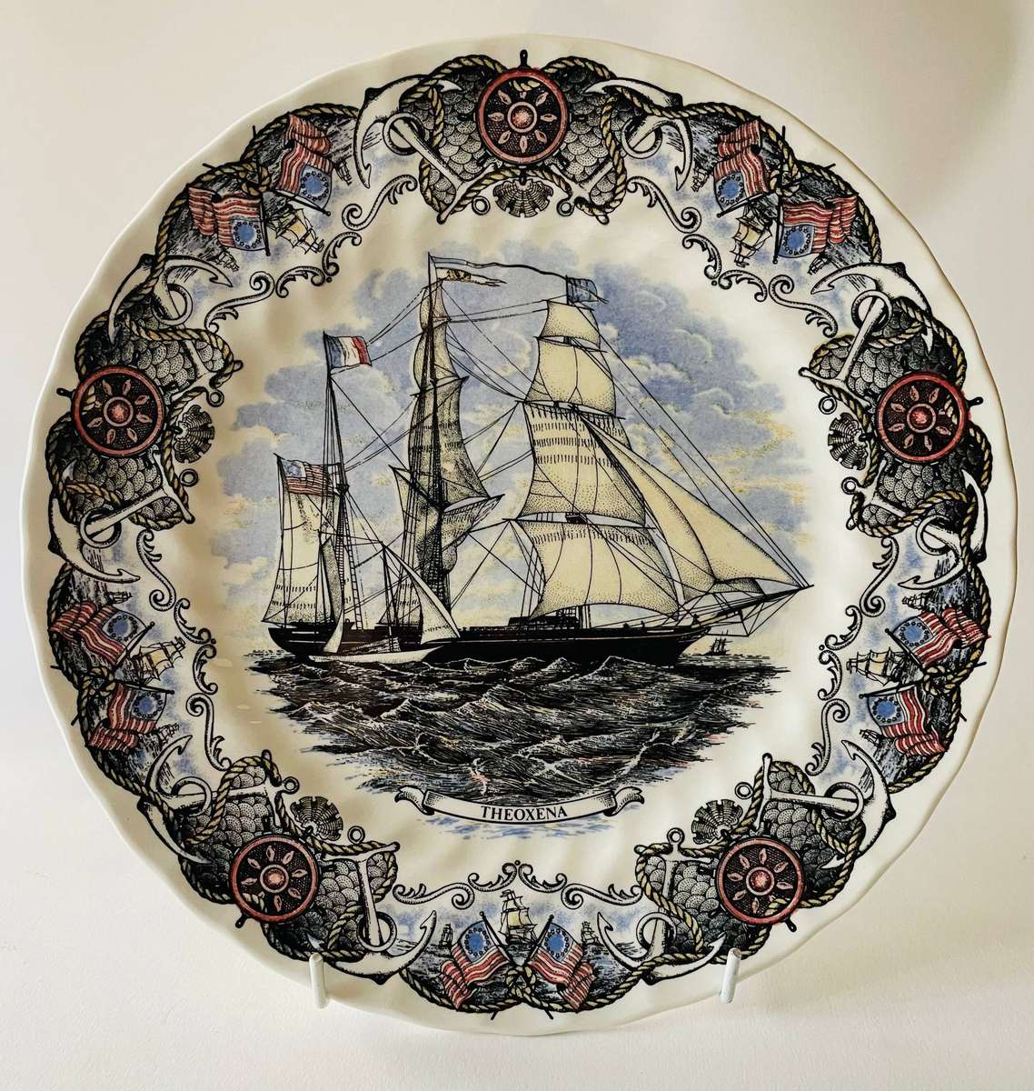 Currier and Ives Theoxena Plate by Churchill
