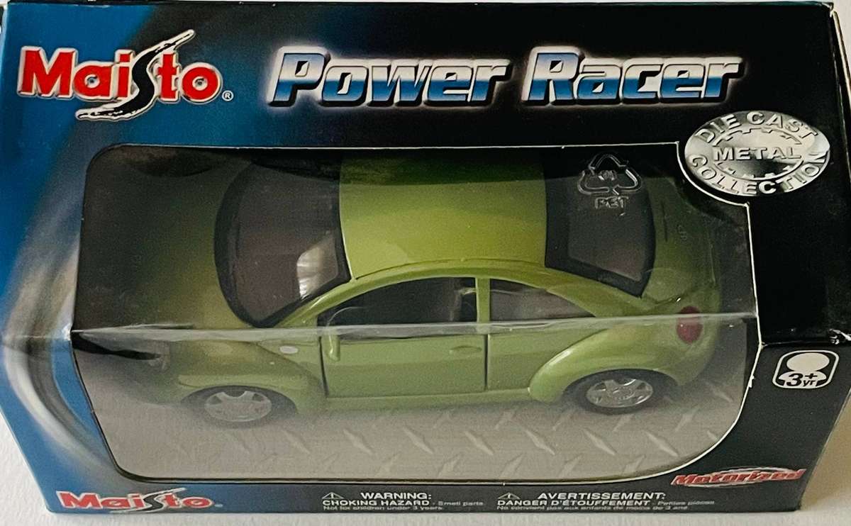 Maisto Power racer VW Beetle die cast model