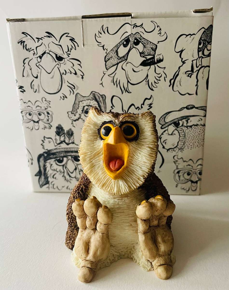 Hoots Family figurine by Keith Sandulak Holler Hoot