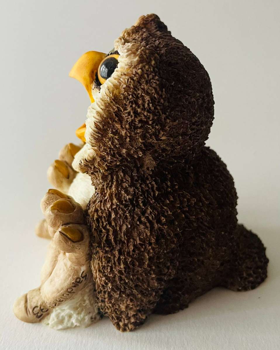 Hoots Family figurine by Keith Sandulak Holler Hoot