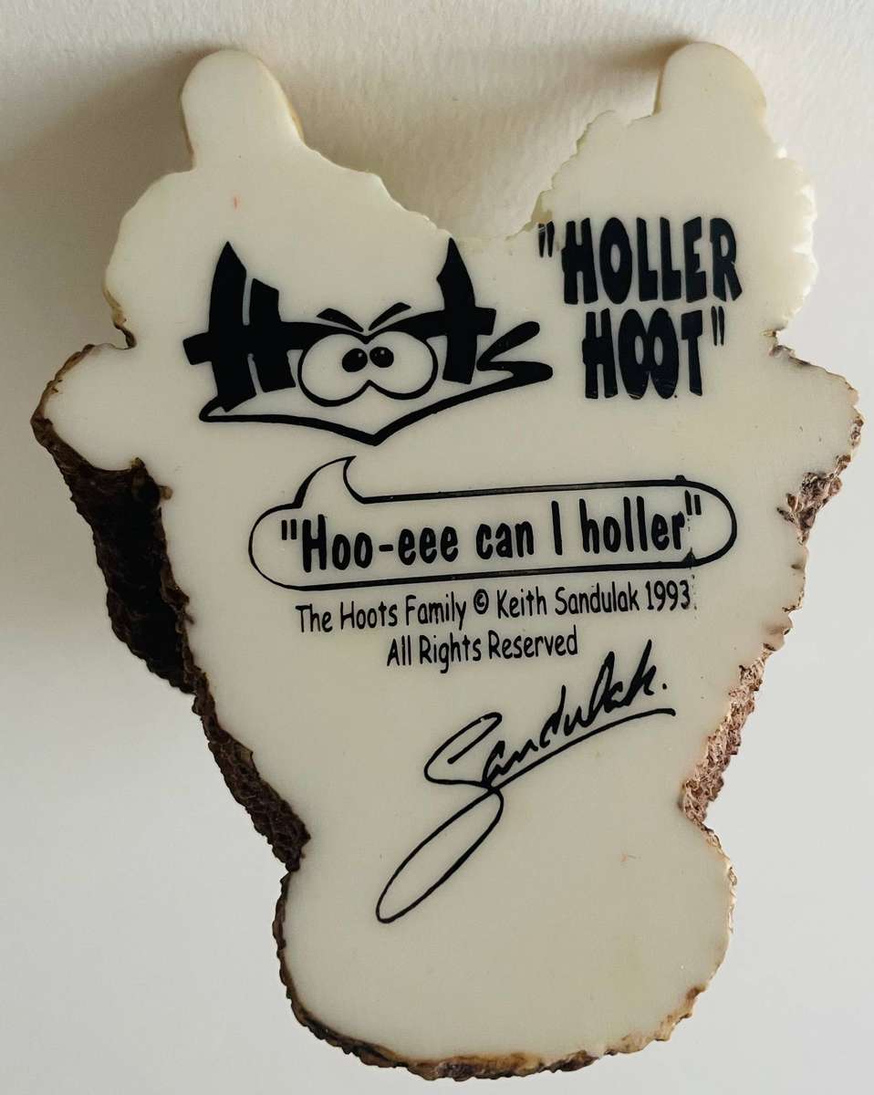 Hoots Family figurine by Keith Sandulak Holler Hoot