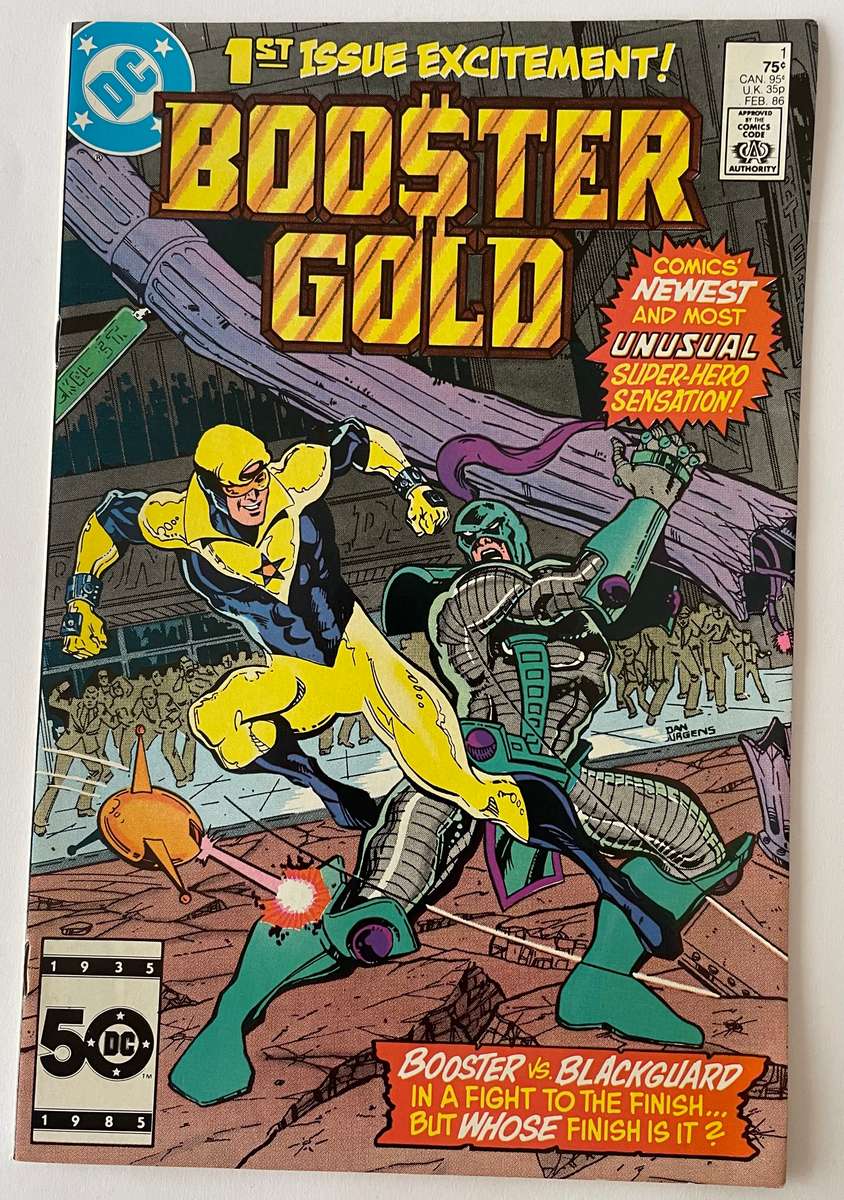 DC Comics extremely rare 1986 1st issue excitement Booster Gold