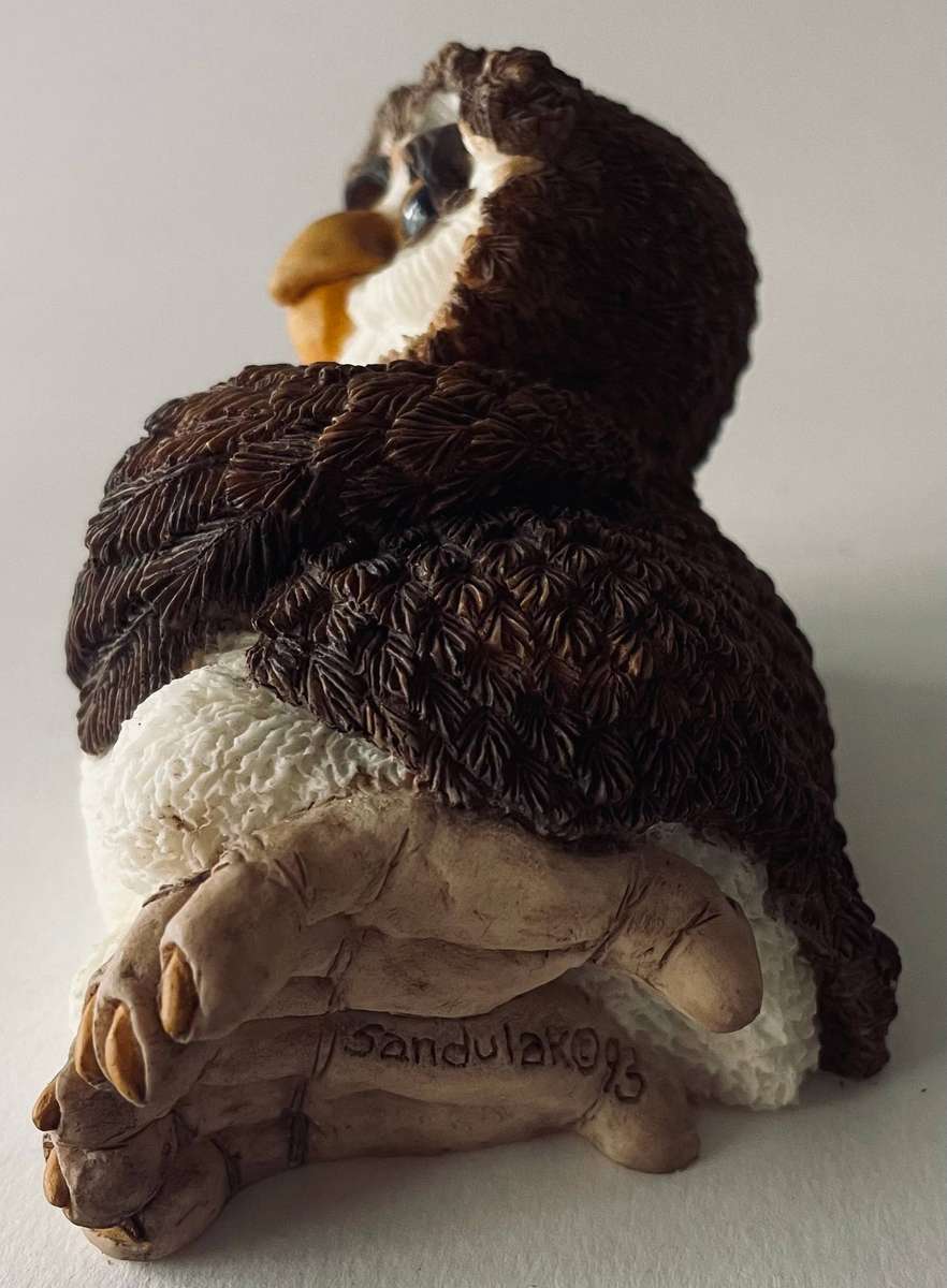 Hoots Family figurine by Keith Sandulak Hazy Hoot