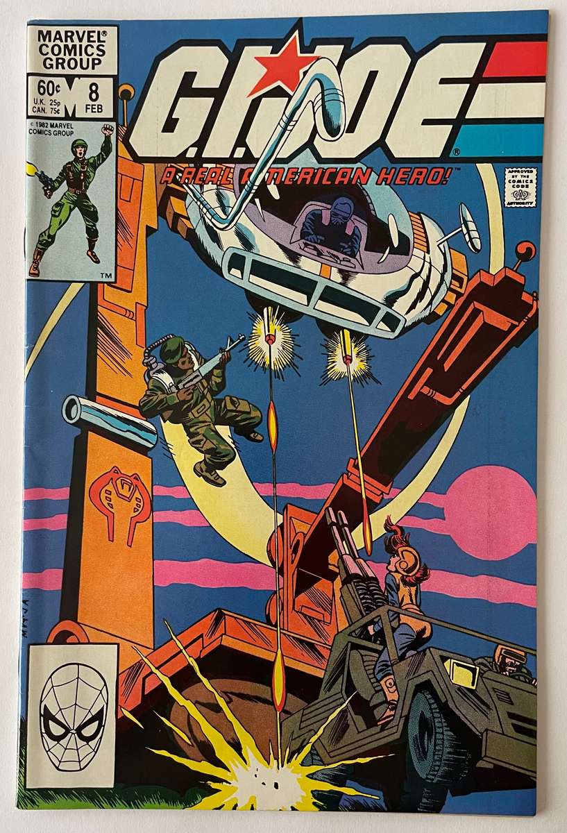 Marvel comics G.I Joe book #8 February 1983