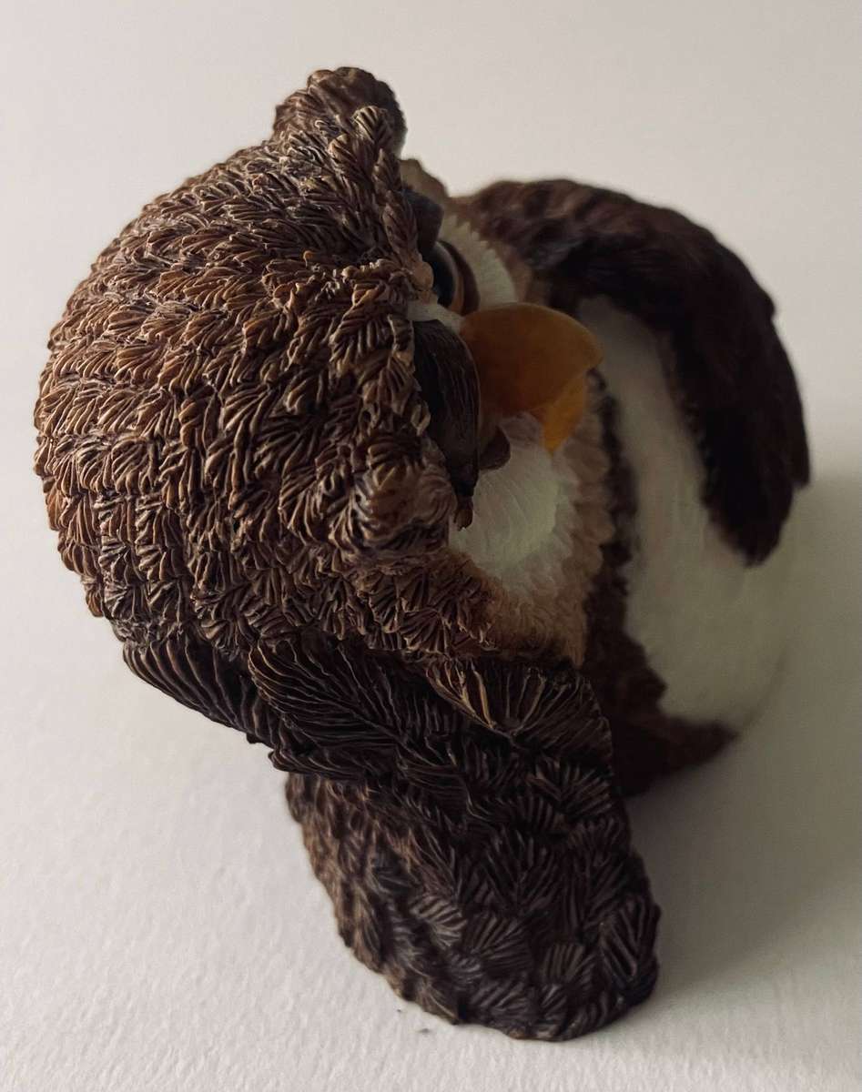 Hoots Family figurine by Keith Sandulak Hazy Hoot