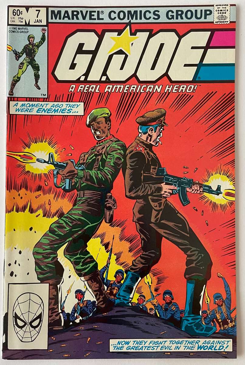 Marvel comics G.I.JOE book # 7 January 1983