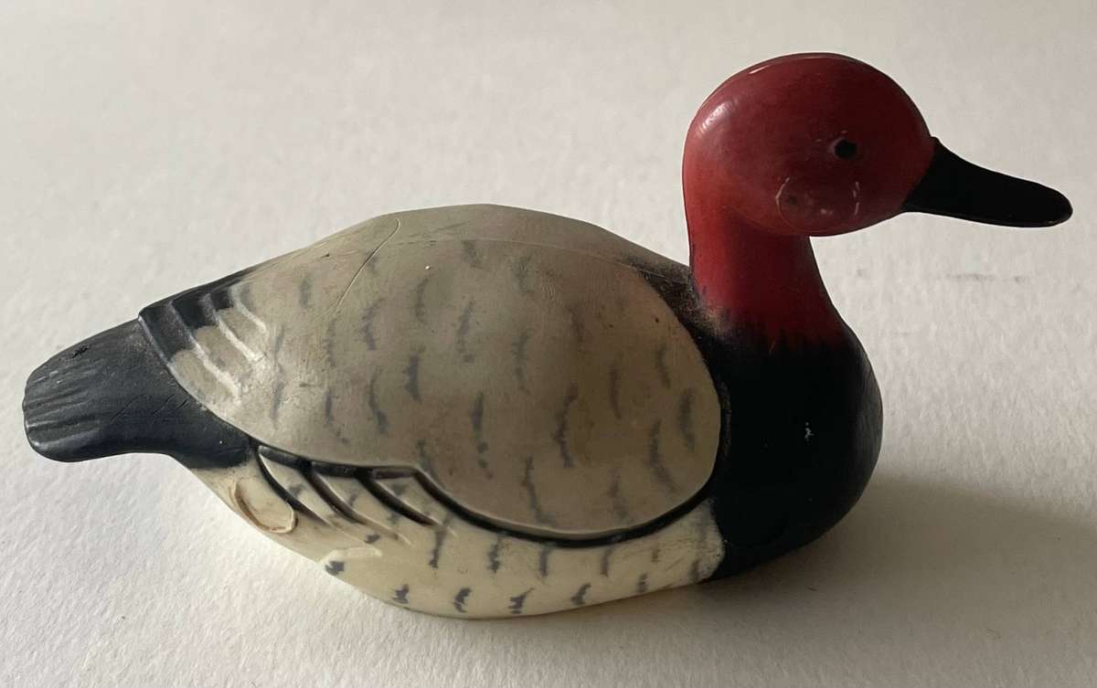 3 Enesco resin duck figurines made in Hong Kong