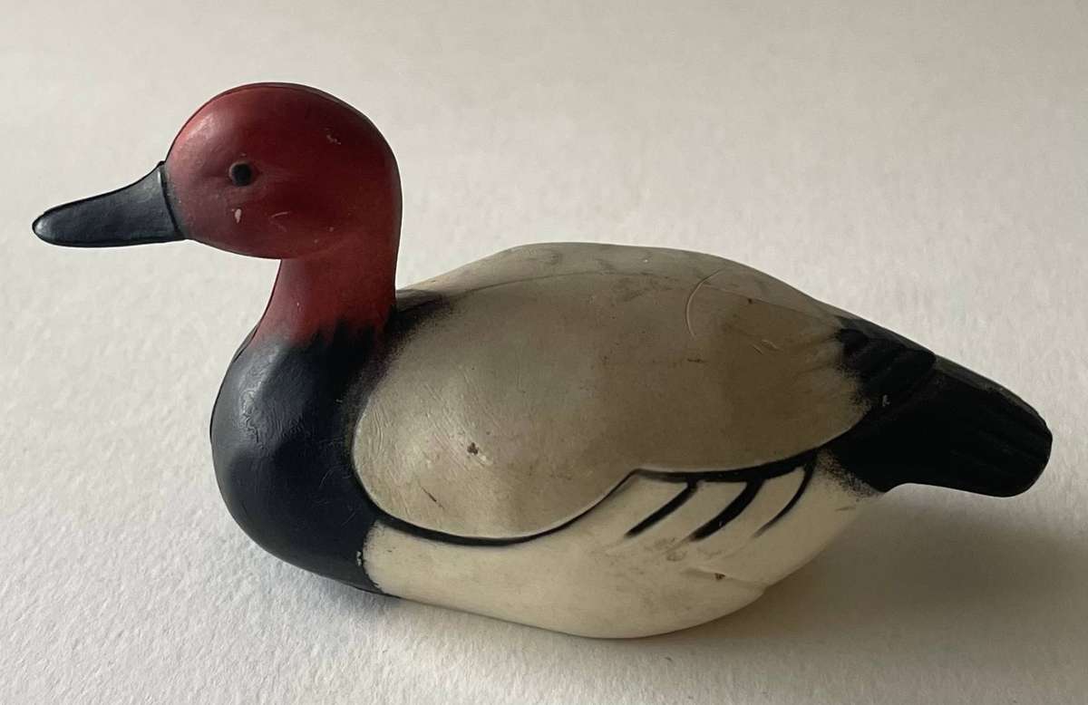 3 Enesco resin duck figurines made in Hong Kong