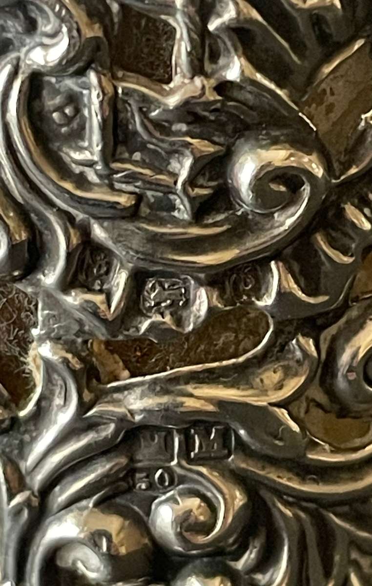 Victorian era sterling silver perfume and scent bottle