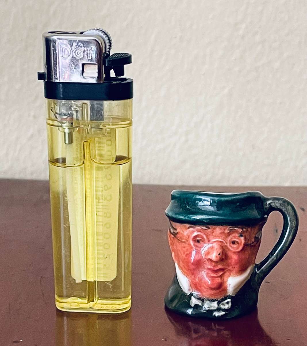 Royal Doulton rare tiny Mr Pickwick character jug