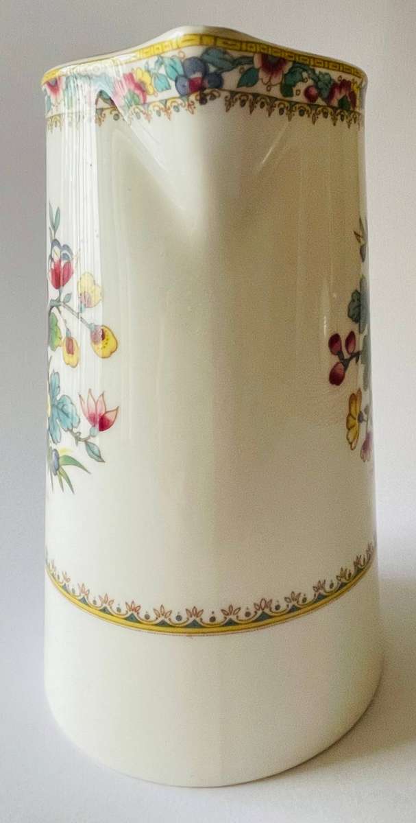 Coalport pitcher in the Ming Rose pattern