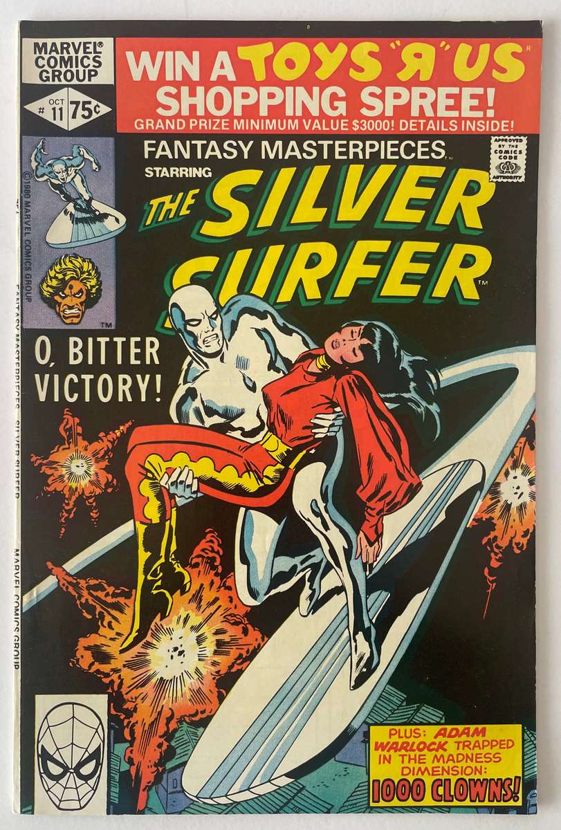 Marvel comics the Silver Surfer book # 11 published October 1980