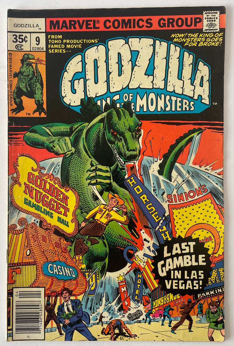 Marvel comics Godzilla king of the monsters book#9 1978