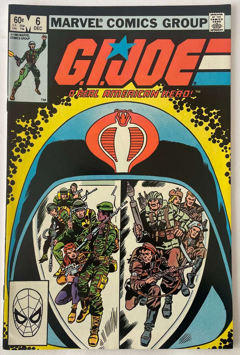 Marvel comics G.I. Joe a real American hero book#6 from December 1982